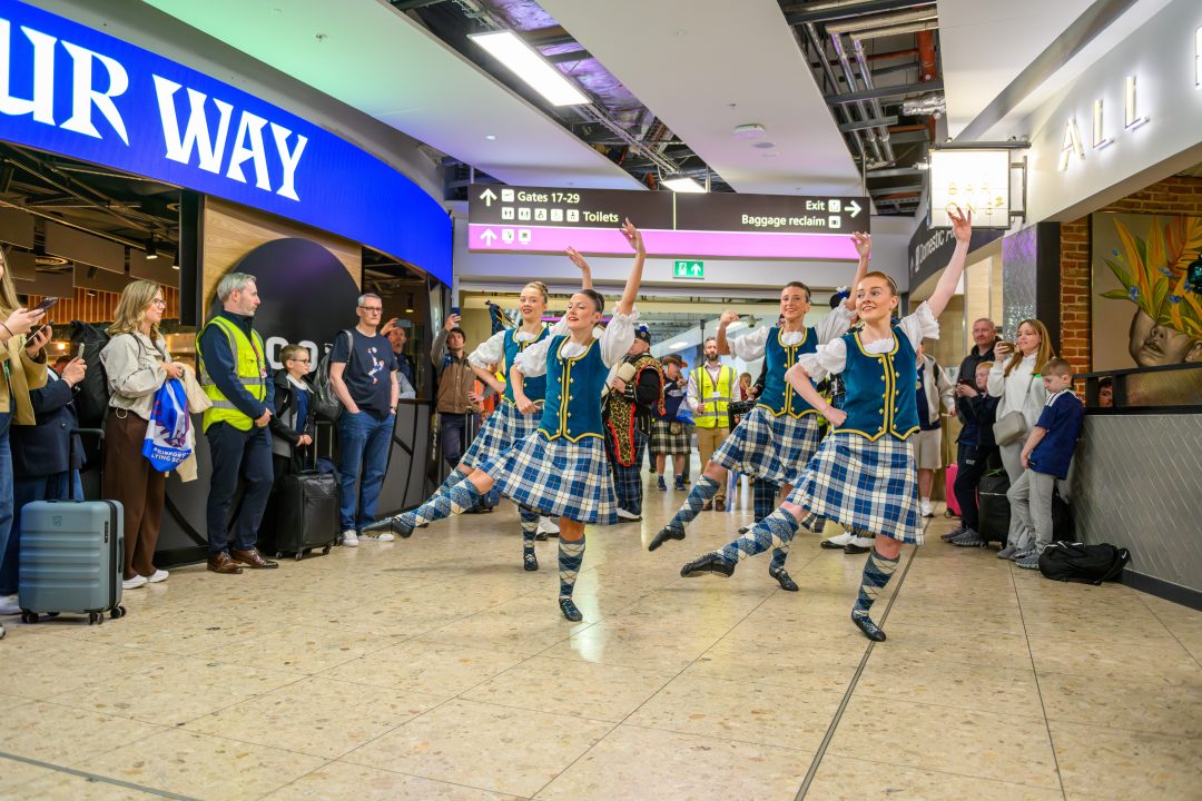 World Cup-bound Scots given rousing send-off at Ed