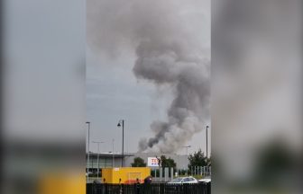 Fire crews battle early morning industrial building blaze in South Lanarkshire
