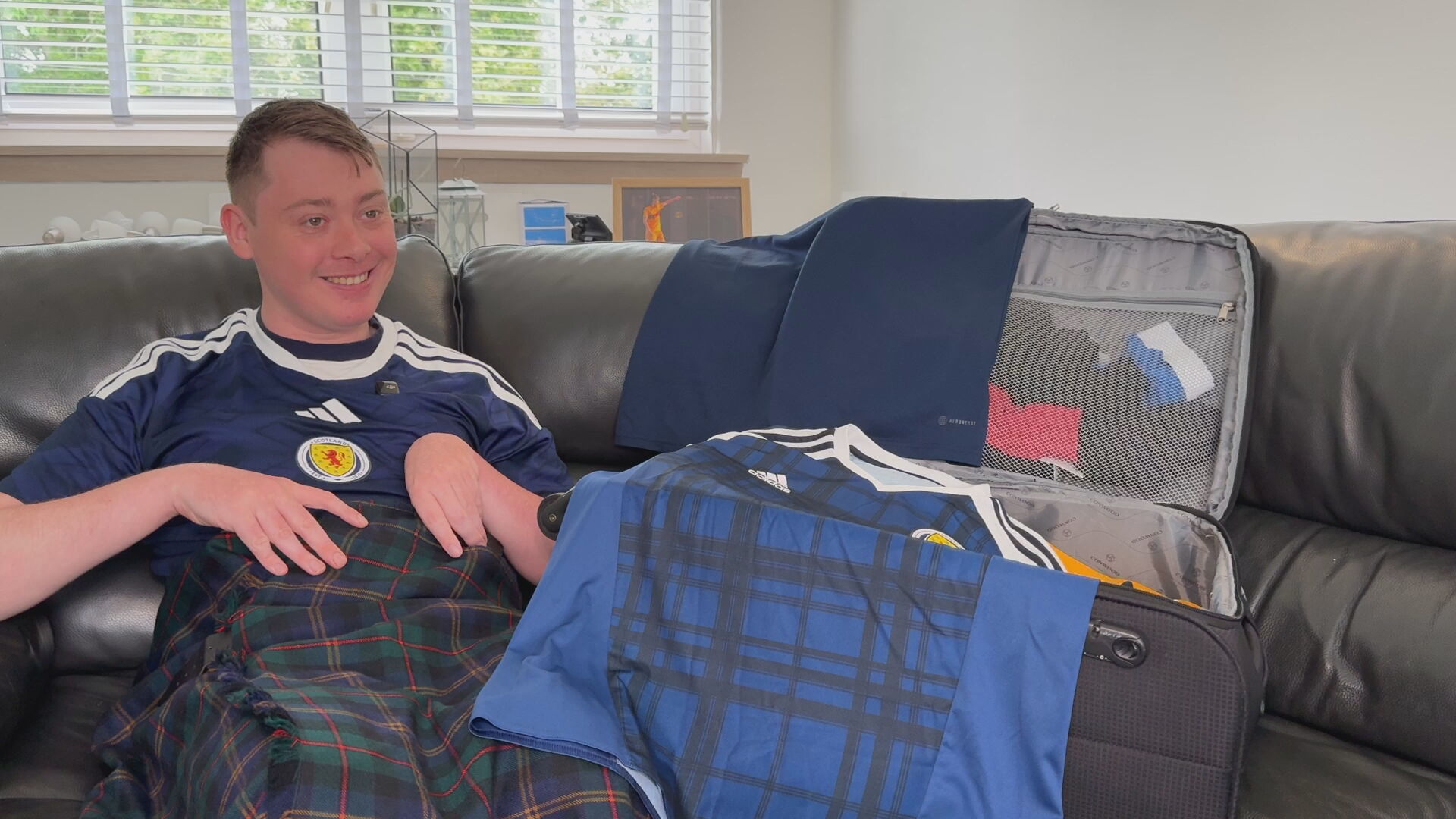 Stephen is delighted to be taking the kilt to the States