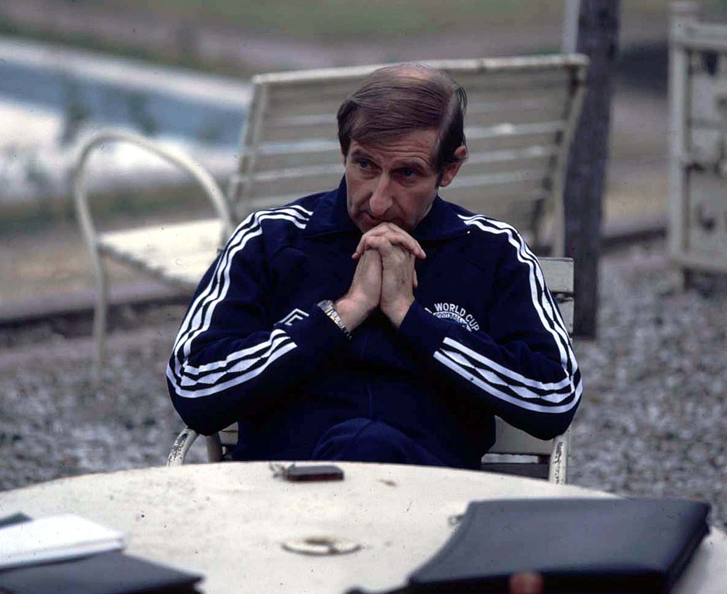 Manager Ally MacLeod during the 1978 World Cup in Argentina
