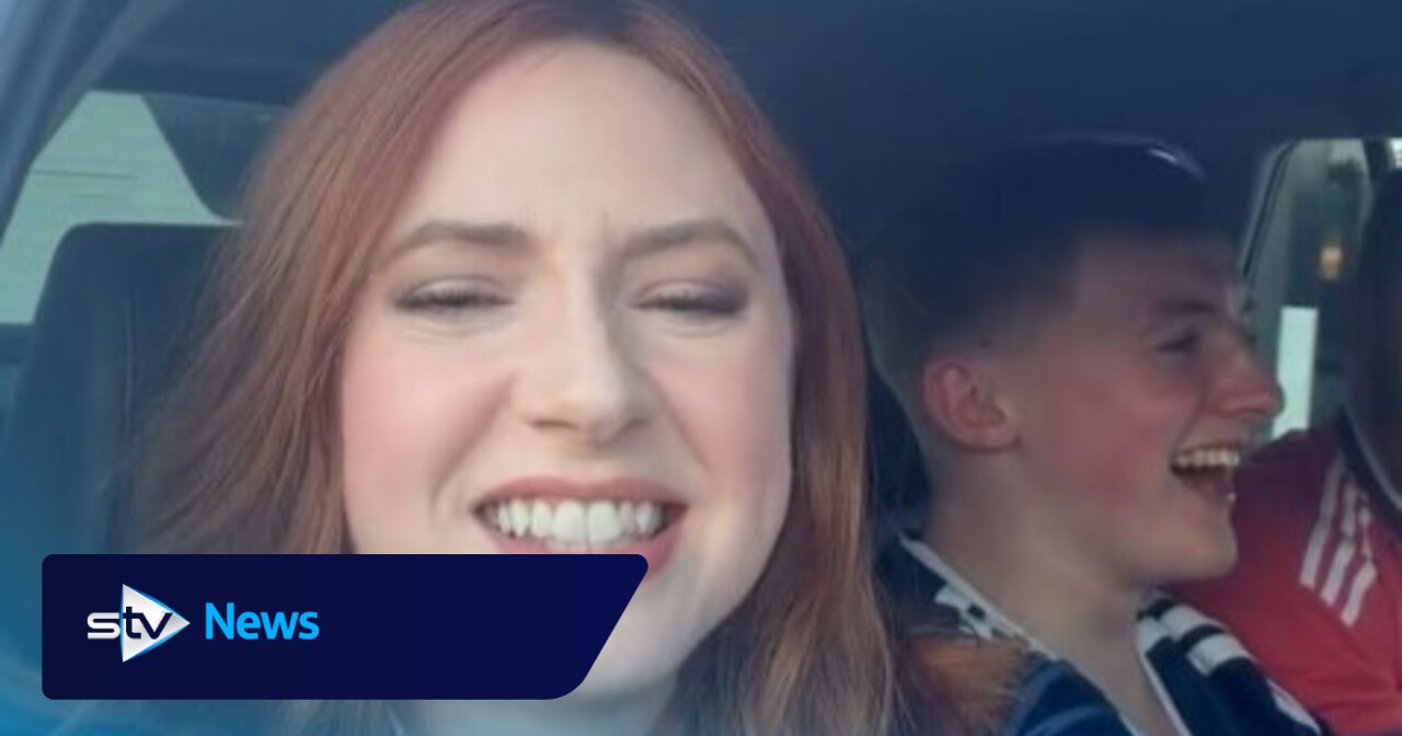 Scottish Hollywood star Karen Gillan joins Tartan Army in Proclaimers sing-along in Boston