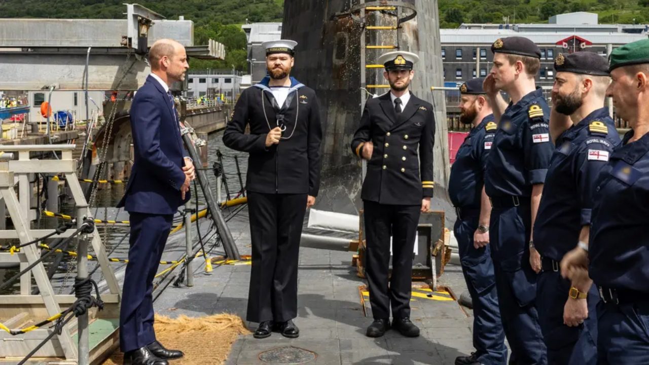 Prince of Wales attends 125th anniversary of naval base’s submarine service