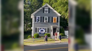 Viral video of Scots playing bagpipes in Boston at 6.30am ahead of World Cup