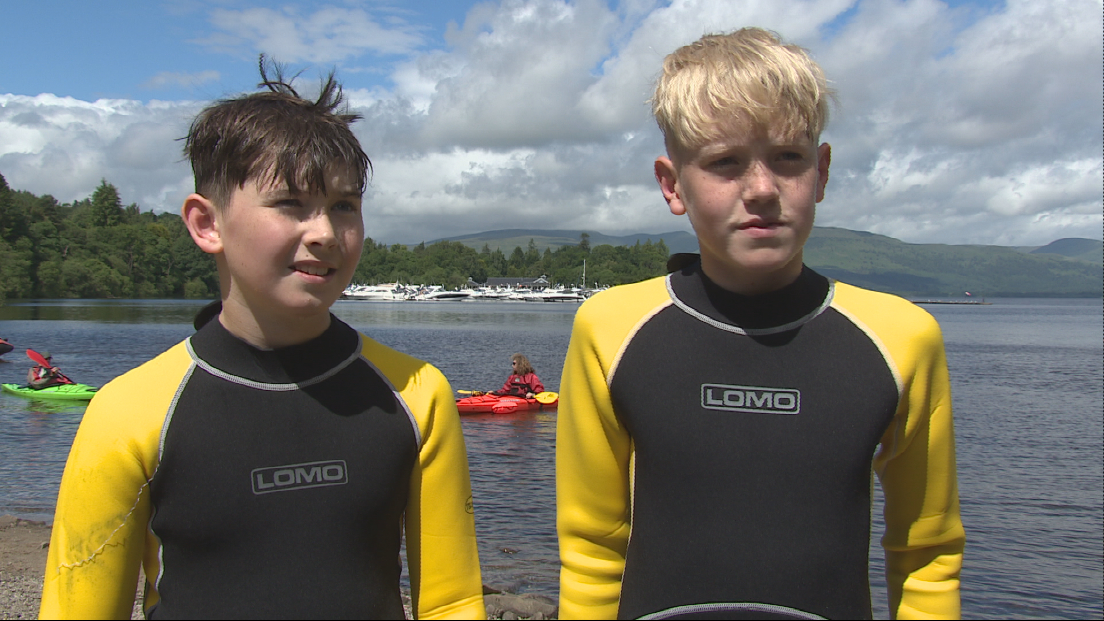 Pupils said they enjoyed learning new skills and playing water games