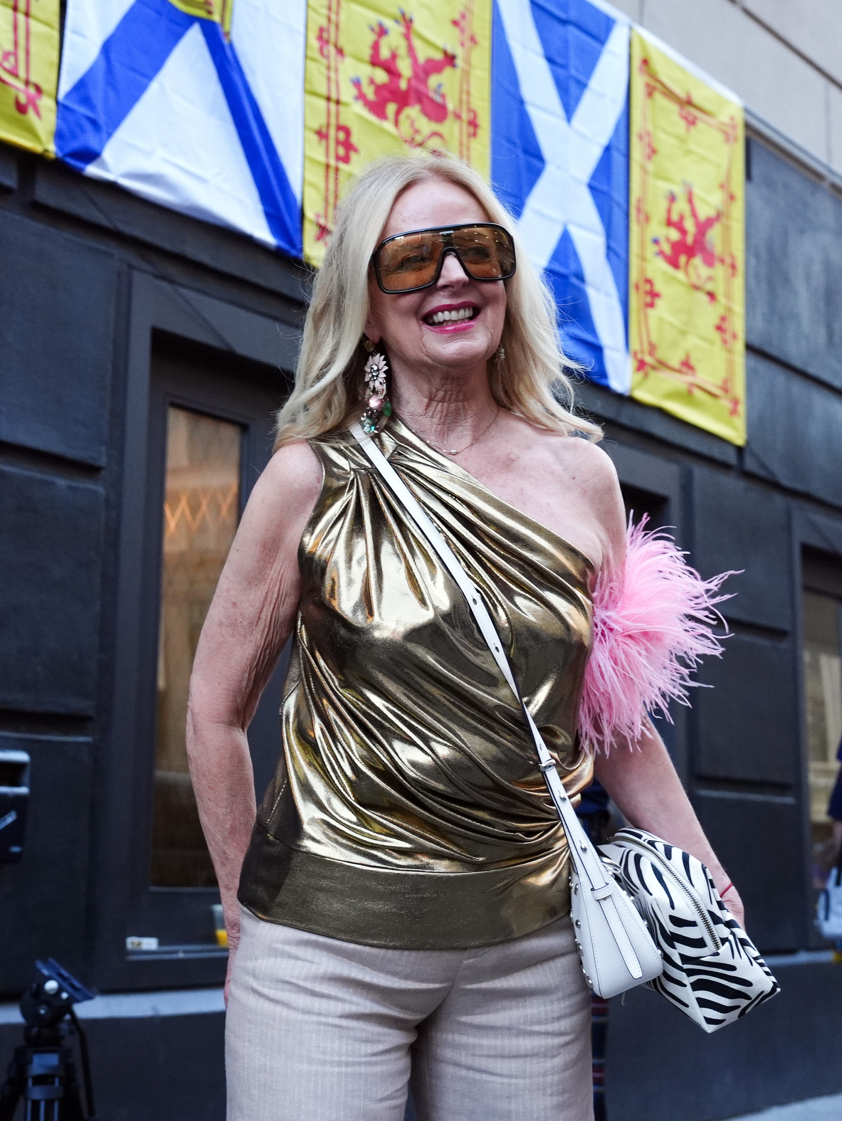 Altered Images star Clare Grogan joined fellow Scots in Boston
