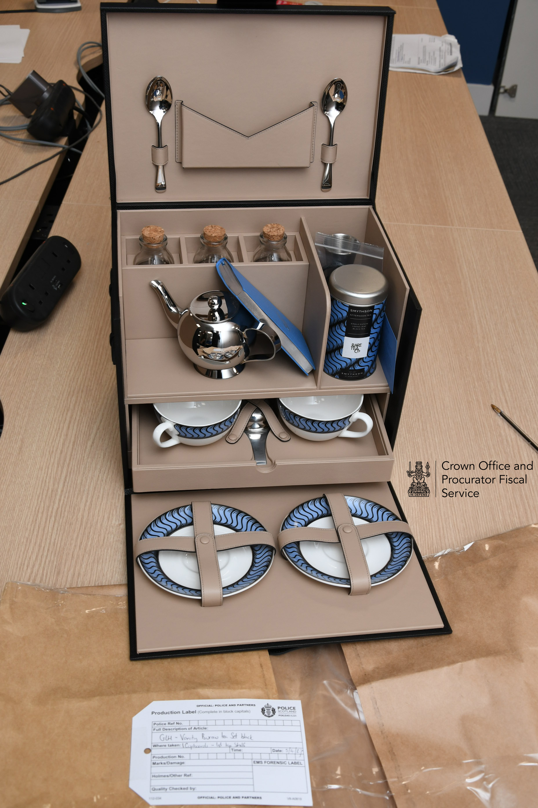 43. Tea set from Smythson (£2396)