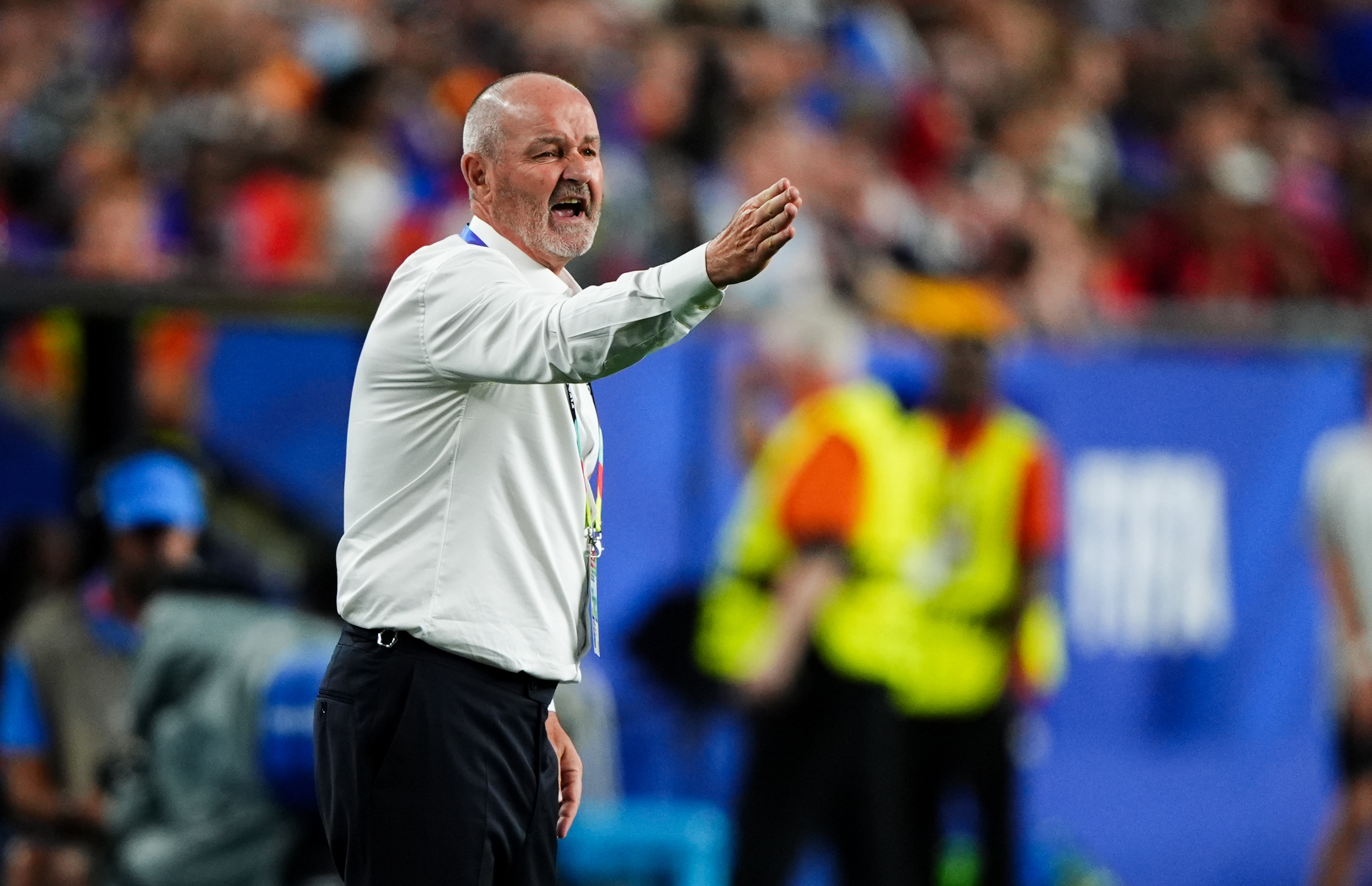 Scotland manager Steve Clarke during the FIFA World Cup Group C match at the Boston Stadium, Foxborough. Picture date: Saturday June 13, 2026.