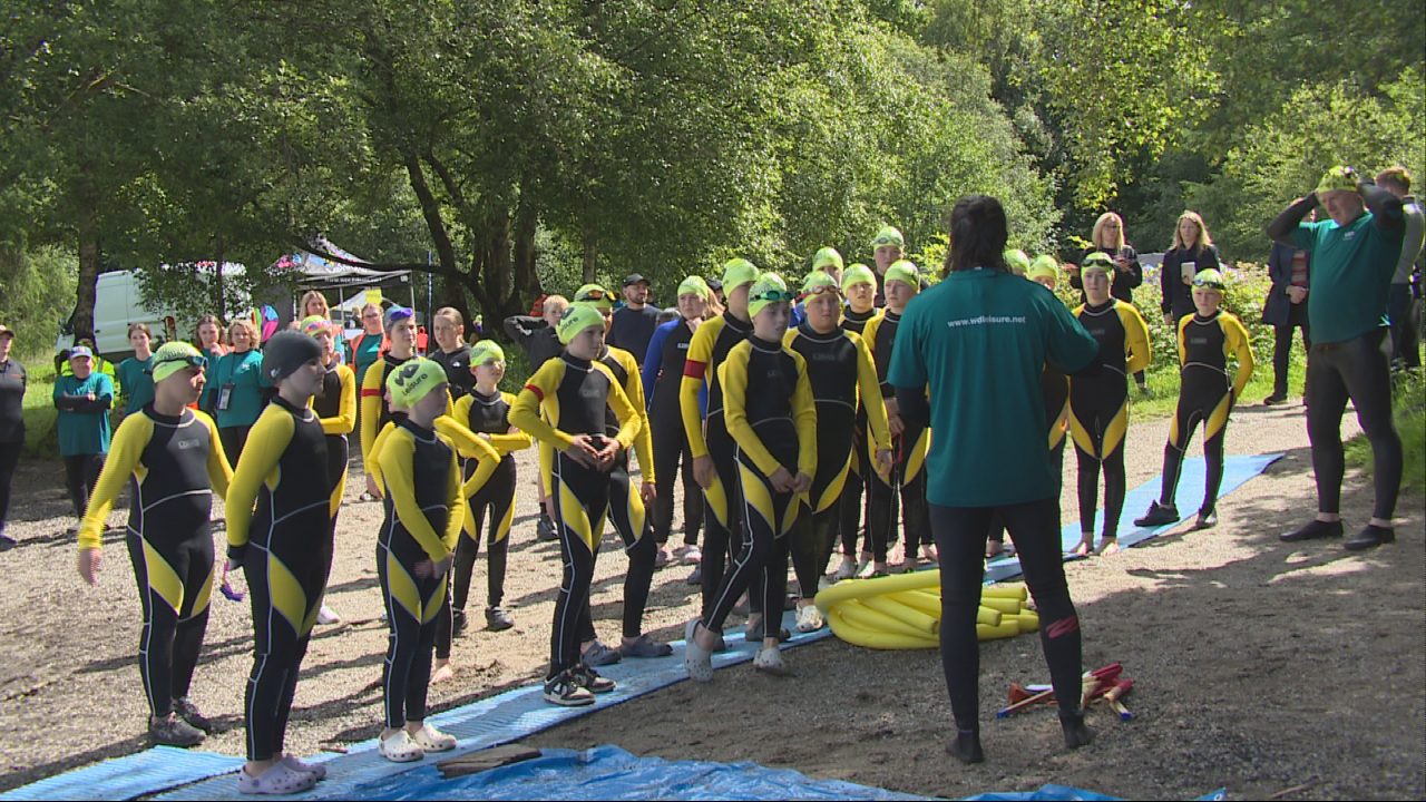 Pupils learn life-saving skills during open water safety drive at Loch Lomond