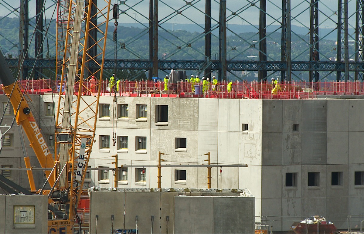The site of HMP Glasgow – which will replace the ageing Barlinnie jail.