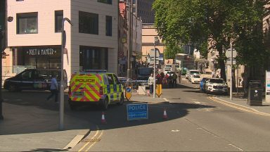 Pedestrian taken to hospital after being struck by car in Dundee