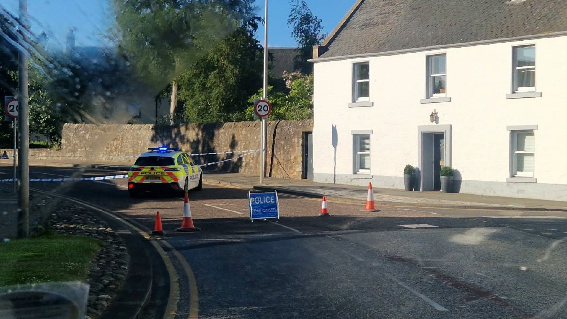 Road in St Andrews closed due to crash