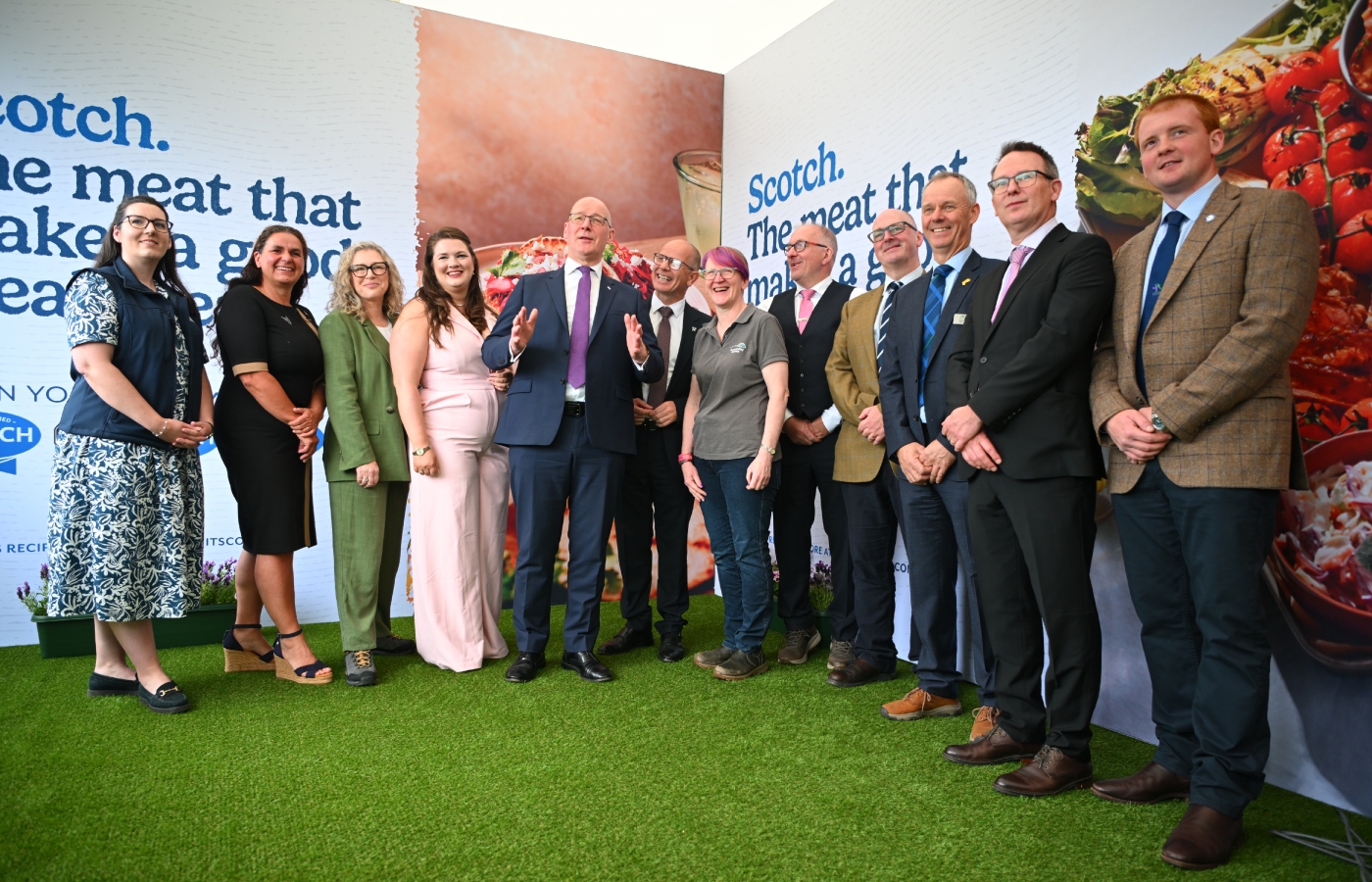 Guests at the Quality Meat Scotland breakfast at the Royal Highland Show in Edinburgh (Andy Buchanan/PA)