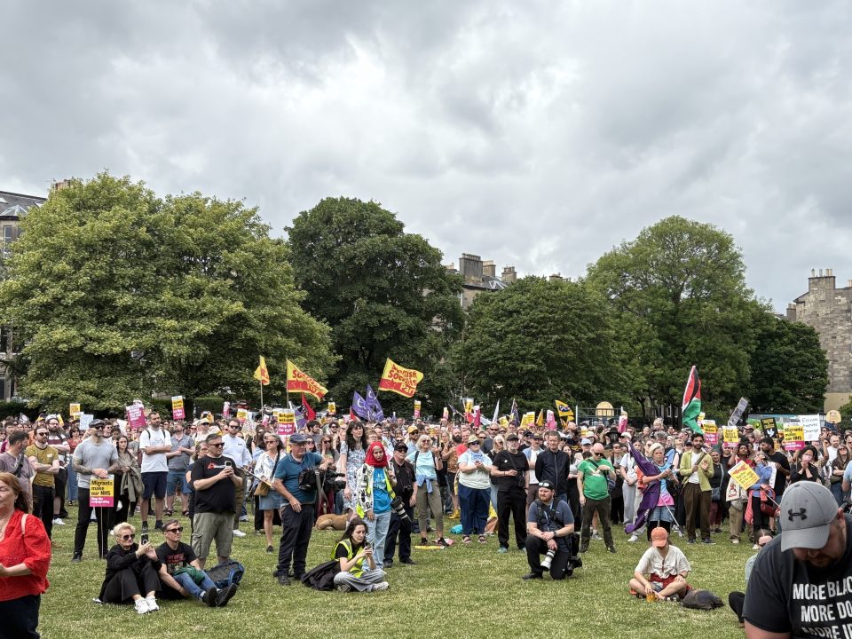 Thousands take part in anti-racism rally after terrorism-linked murder bids