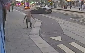 CCTV shows moments leading to arrest after Edinburgh ‘anti-Muslim’ attacks in Leith