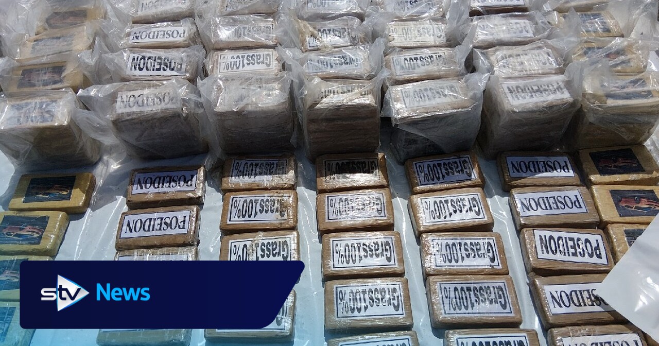 Two Scots charged after attempt to smuggle £34m of cocaine by fishing ...