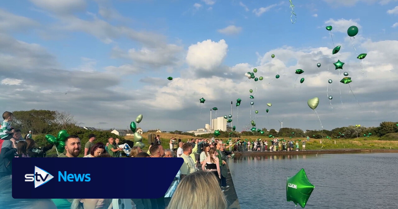 Hundreds gather to release balloons in memory of murdered teenager Kayden Moy