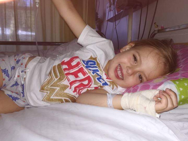 Alba was diagnosed with the condition as a child