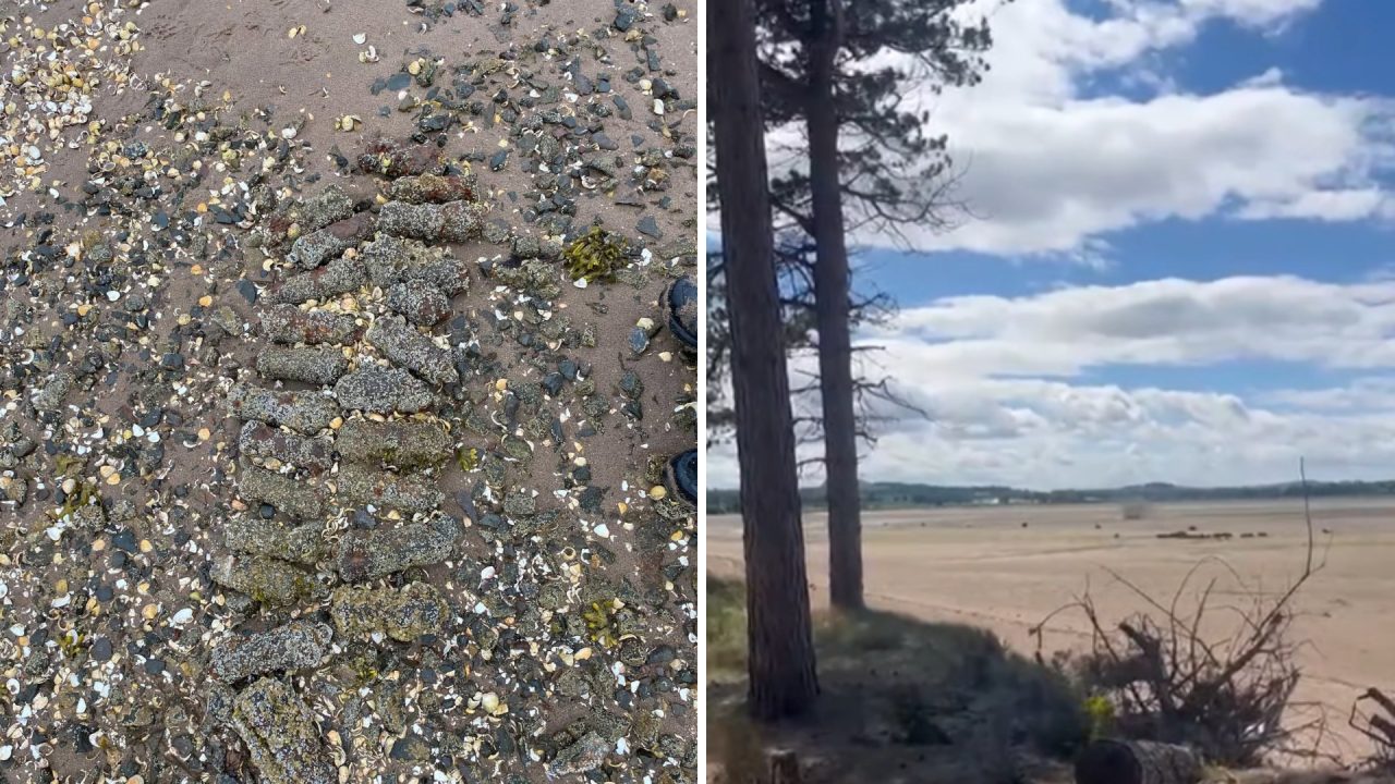 ‘Highly-explosive’ WW2 bomb blown up at Scots beach 