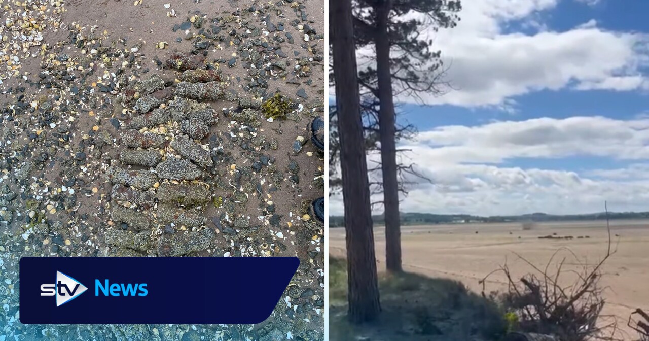 ‘Highly-explosive’ WW2 bomb blown up at Scots beach