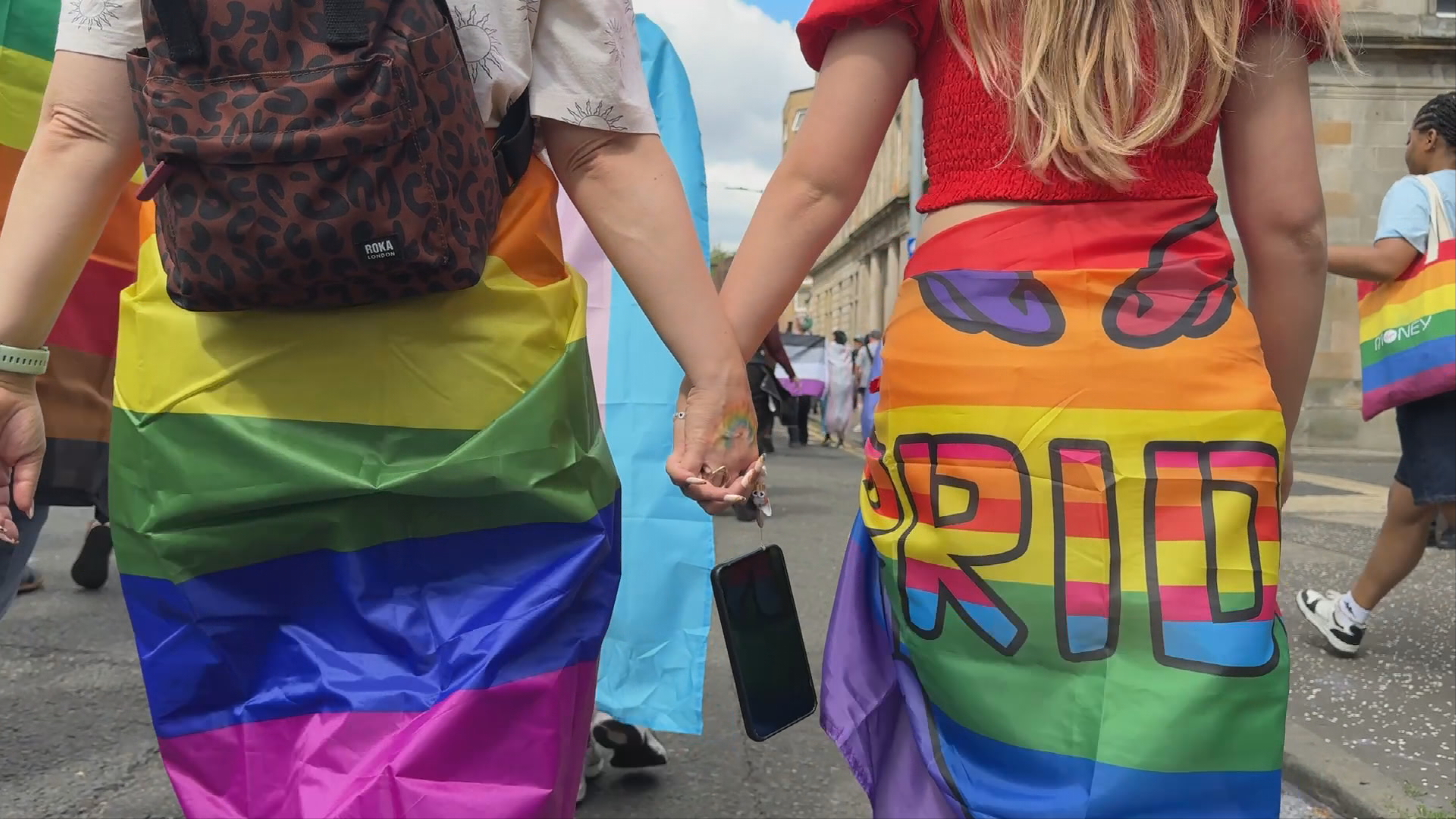 Thousands marched through Glasgow on Saturday