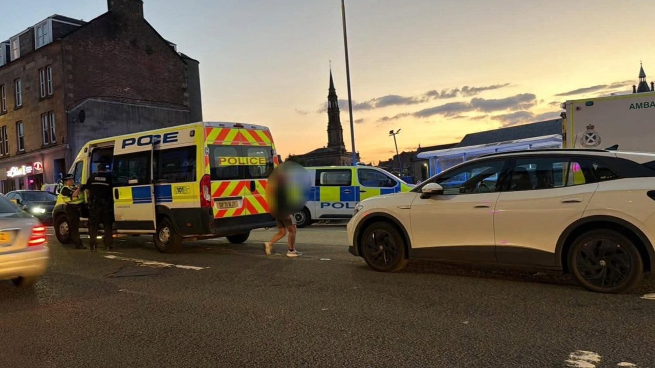 Four men and two women arrested and charged after ‘disturbance’ in Greenock pub