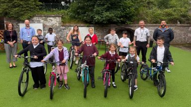 Discarded bikes rebuilt by prisoners to help local school pupils