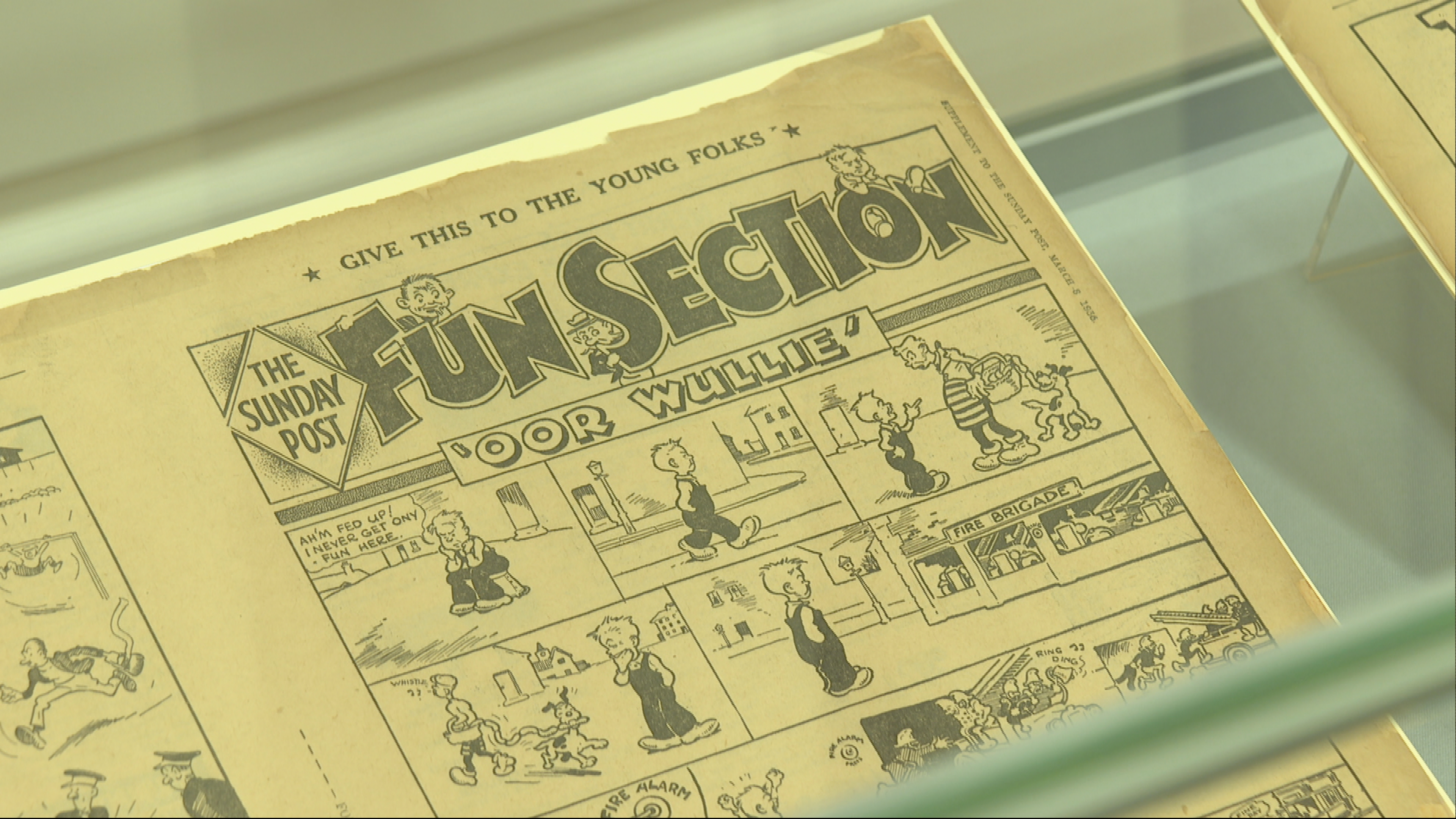 The Broons and Oor Wulie first appeared in the Sunday Post newspaper in 1936