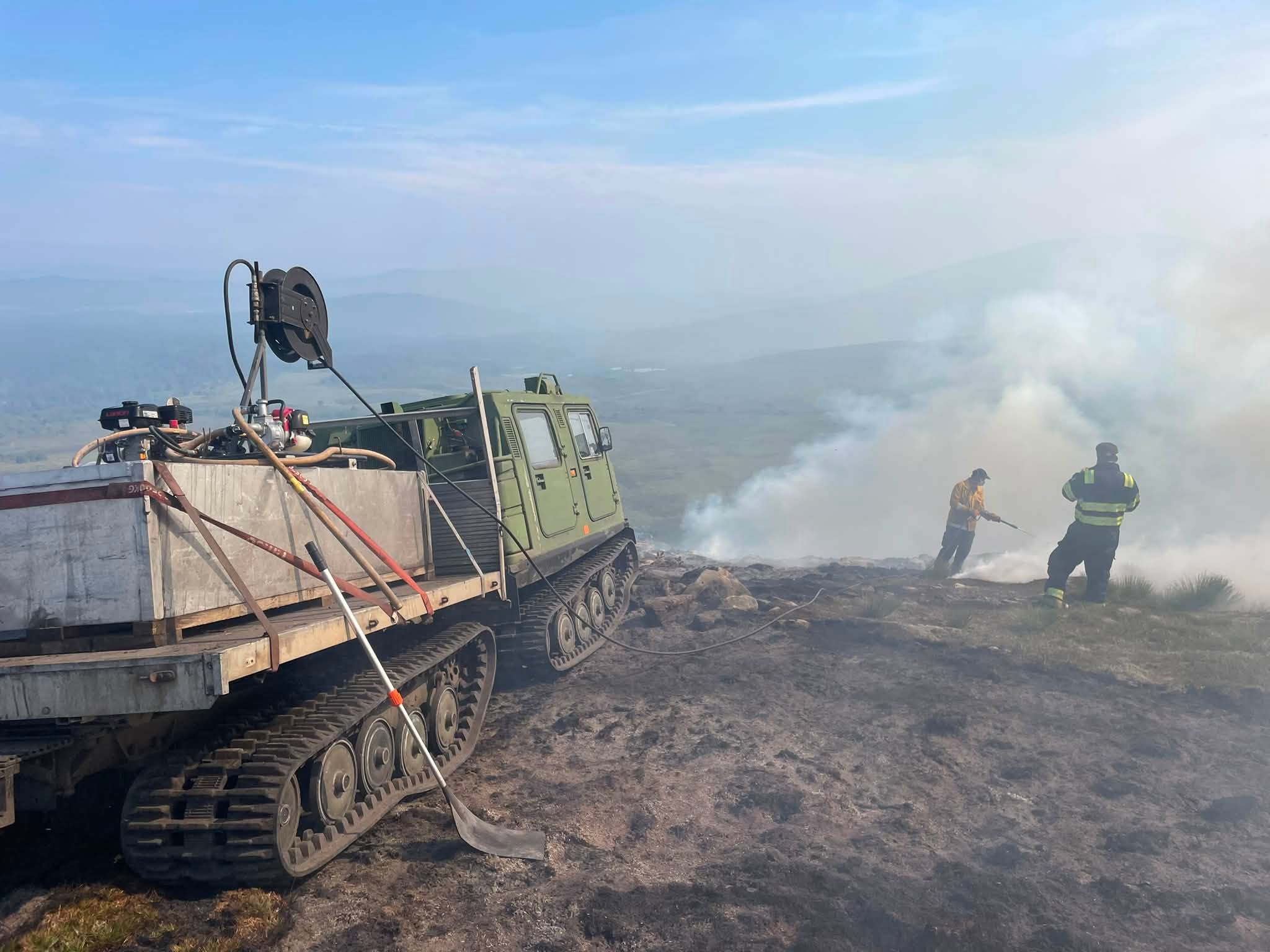 Estate workers, gamekeepers and landowners joined efforts