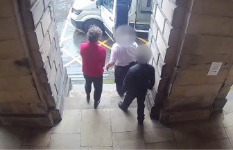 Watch moment rapist who abducted teen girl escapes custody at Edinburgh court