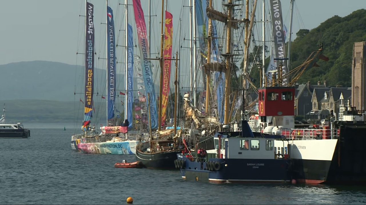 Oban welcomes sailors as yacht race reaches Scotland after Atlantic crossing