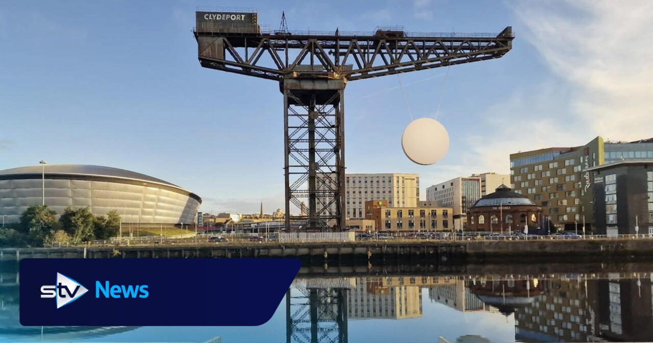 Giant dish art installation proposed for Finnieston Crane