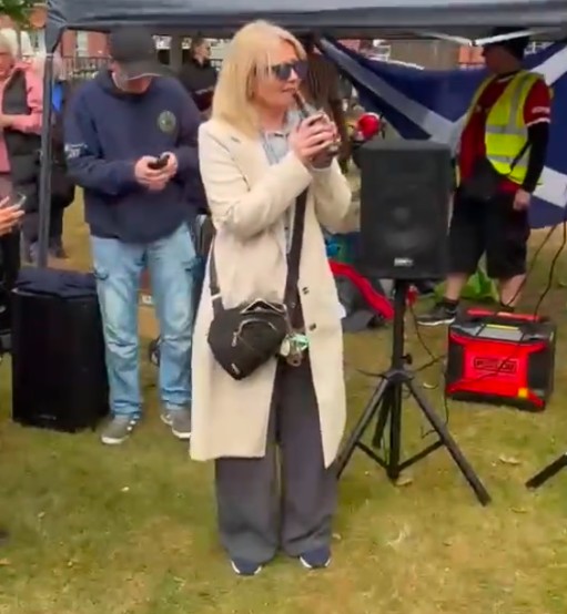 Councillor Audrey Dempsey attended the rally on Saturday