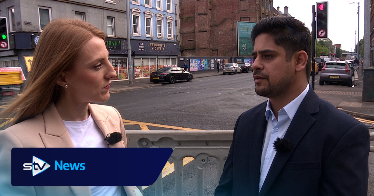 Delivery driver struck by traffic cone 'does not feel safe' in Glasgow