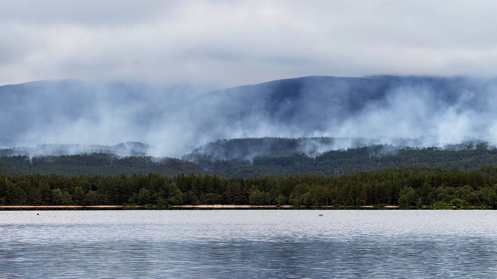 Emergency services are urging walkers, visitors and members of the public to stay away from areas affected by the ongoing wildfire incident in the Cairngorms National Park as firefighting operations continue throughout the weekend and into next week.