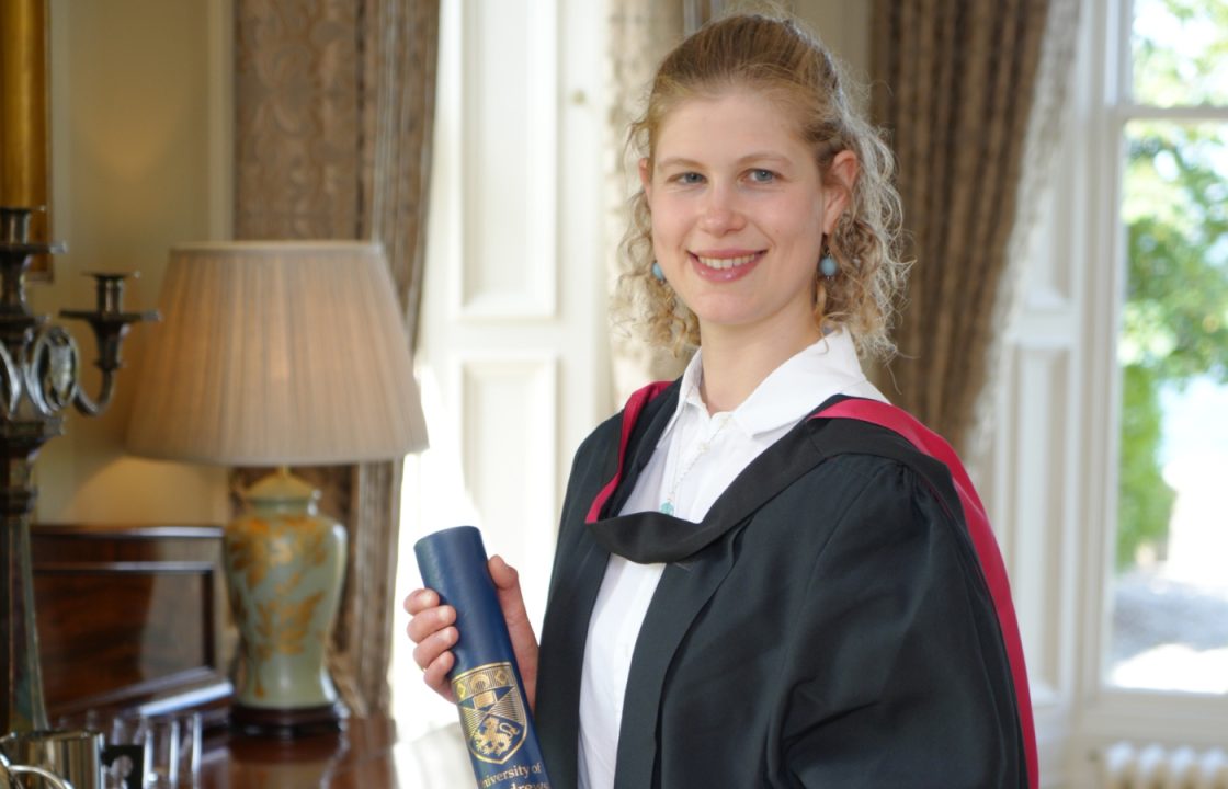 Lady Louise Windsor graduates from St Andrews University, watched on by Duke and Duchess of Edinburgh