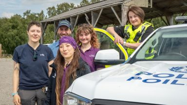 National Park rangers and Police Scotland carry out joint patrols to cut wildfire risk
