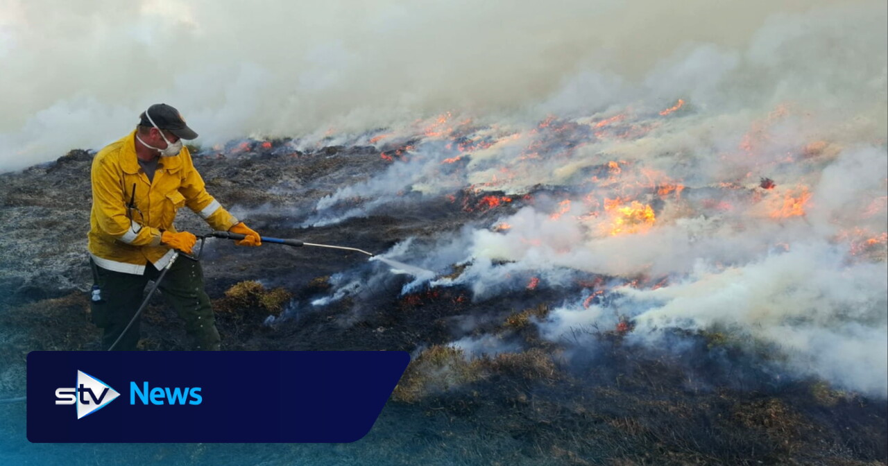 Cairngorms wildfire burns for fourth day as crews work to contain blaze