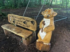 Woodland trail Gruffalo sculpture refurbished in son’s memory vandalised