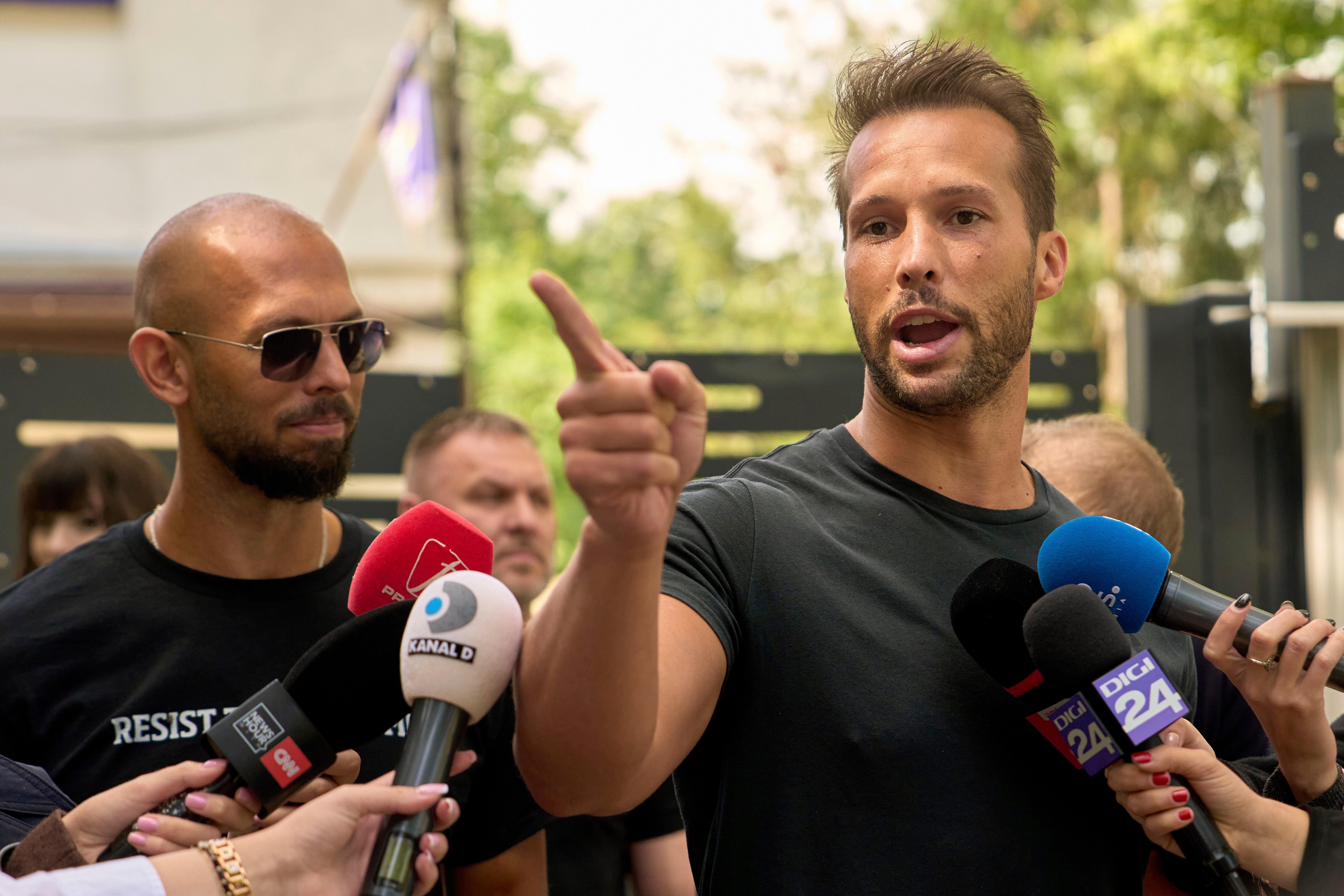 The Tate brothers have denied all wrongdoing