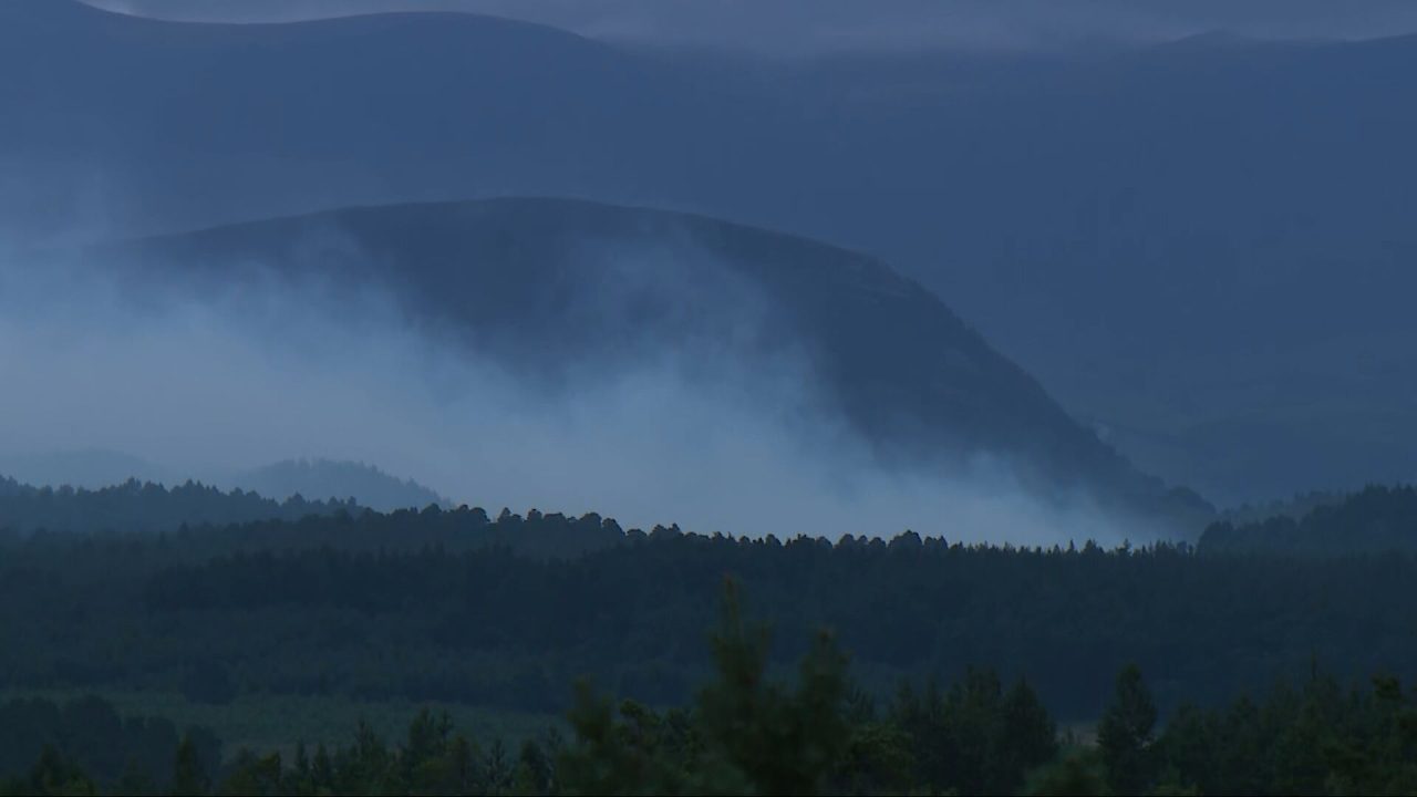 Wildfire forces evacuations as major incident declared in Cairngorms