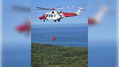 Hillwalker with serious injuries rescued by helicopter after fall on Goatfell