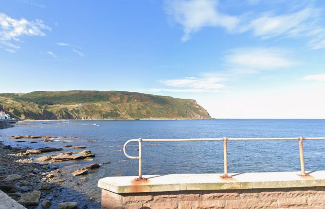 Girl who fell from rocks into sea at Gardenstown taken to hospital