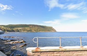 Girl who fell from rocks into sea at Gardenstown taken to hospital