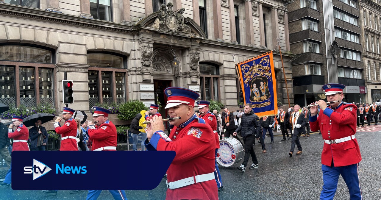 Thousands march through Glasgow for annual Orange parade