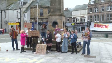 Protest held over decision to allow rapist taxi driver to keep operator’s licence in Inverness