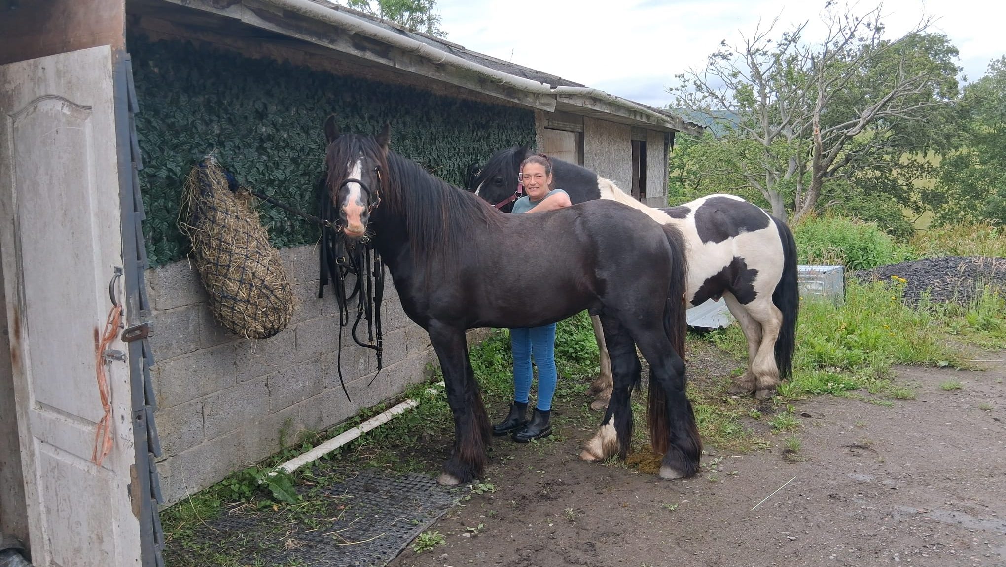 AJ Gardiner with her beloved horse