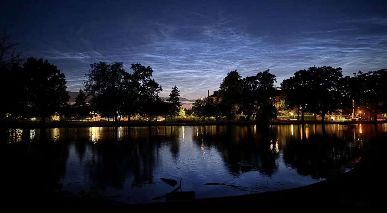 Photo of noctilucent clouds by Scott Ramsay in Glasgow