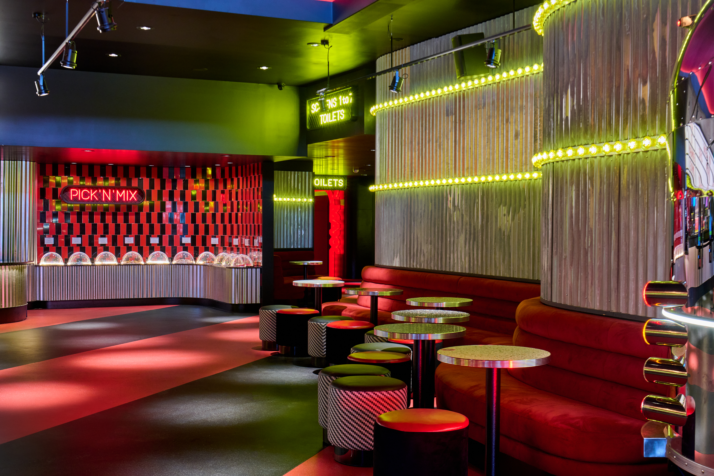 The lounge area has had an upgrade