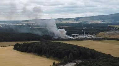 Landfill site engulfed by fire weeks after reopening