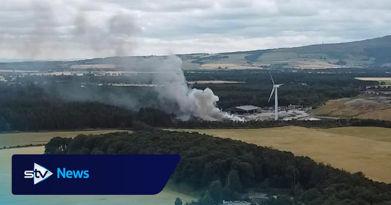 Landfill site engulfed by fire weeks after reopening
